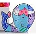 Romero Britto Mini Whale, Brendan's 2012 Edition