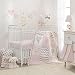 Lambs & Ivy Baby Love Pink/Gold Girl Heart 4 Piece Crib Bedding Set primary