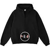 FAIABLE Women Hoodies Half Zip Up Oversized Sweatshirts Fleece Cotton Quarter Zip Hoodie Pullover Fall Winter Outfit