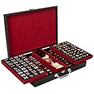 Yellow Mountain Imports Small, Travel Chinese Mahjong (Mah Jong, Mahjongg, Mah-Jongg, Mah Jongg, Majiang) Set with Black Tiles, Accessories, and Case, "Jet Set"