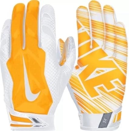yellow youth football gloves