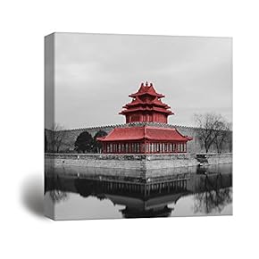 Canvas Prints Wall Art - The Forbidden City | Modern Wall Decor/Home Decoration Stretched Gallery Canvas Wrap Giclee Print. Ready to Hang - 12" x 12"