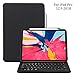 iPad Pro 12.9 Keyboard Case for iPad Pro 12.9 2018, Maxace iPad Pro 2018 PU Leather Tablet Case, Smart Bluetooth Wireless Keyboard Cover with Auto Sleep Wake, Supports Apple Pencil Charging