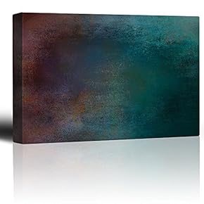 Red and Blue Gradient Watercolor Background - Giclee Print Abstract Canvas Wall Art Rustic Home Art - 12x18 inches