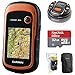 Garmin eTrex 20x Handheld GPS (010-01508-00) with 32GB Accessory Bundle Includes, 32GB Memory Card, LED Brite-Nite Dome Lantern Flashlight, Carrying Case & 4X Rechargeable AA Batteries w/Charger