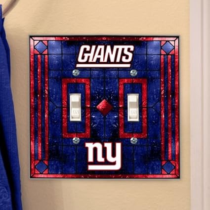 New England Patriots Football Team 3 Gang Light Switch Wall Plate Man Cave Decor
