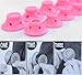 EasybuystoreMagic Hair Care Roller No Clip Soft Hair Style Roller 10pcs,pink