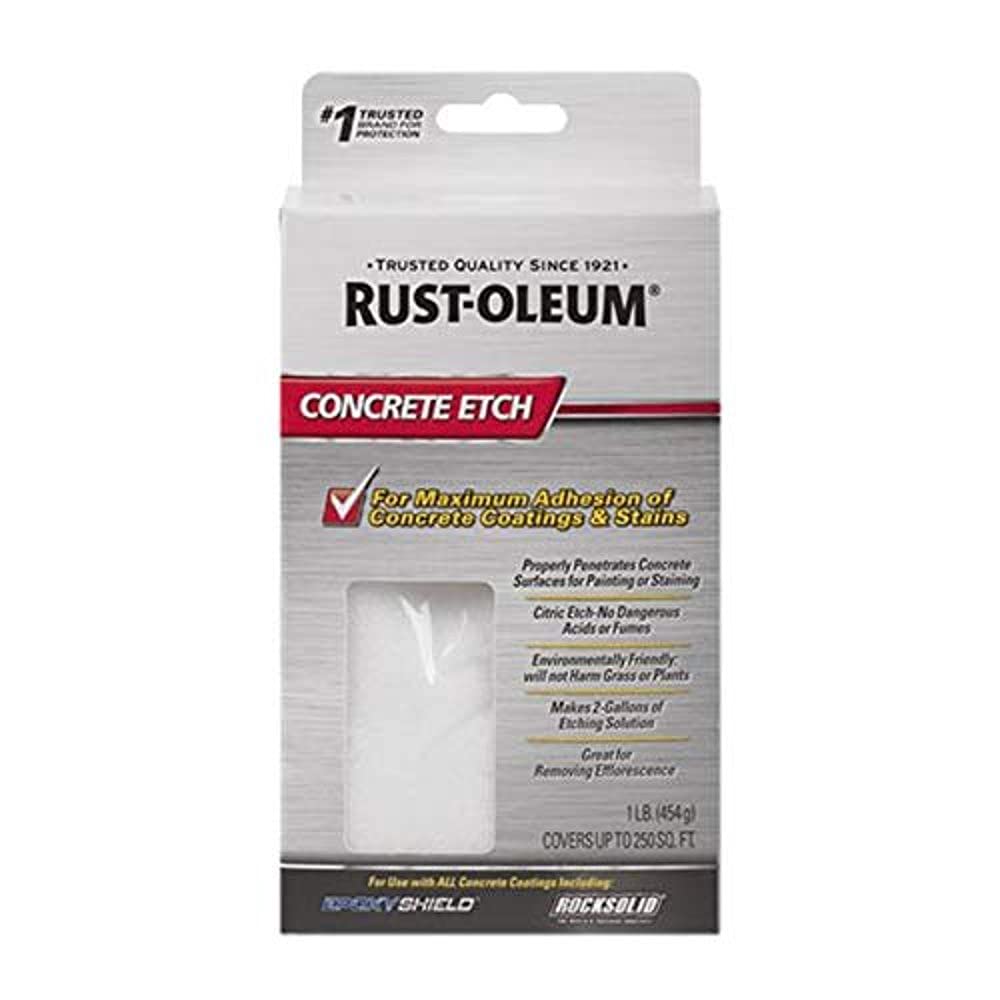 Photo 1 of Rust-Oleum 238475 Concrete Etch, 1 Pack , White