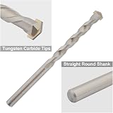 Gunpla 13 Piece Masonry Drill Bit Set 3-10mm Tungsten Carbide Straight Shank Kit view 2