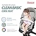 Manito Clean Basic 3D Mesh Seat Pad/Cushion/Liner for Stroller and Car Seat (Zigzag Grey)