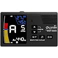 Cherub WMT-565C Rechargeable Metronome, String Instrument Tuner, Metro-Tuner, Tone Generator, Real-time Temperature and Humidity Monitoring