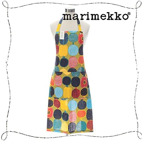 Amazon Co Jp Marimekko マリメッコ 601 マルチカラー Kompotti Apron コンポッティ フルーツモチーフ エプロン Green Multi Colour Apron エプロン ギフト 並行輸入品 服 ファッション小物