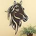 Collections Etc Metal Western Horse Head Wall Art, Brown
