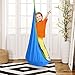 Costzon Kids Pod Swing Chair Tent Nook Indoor Outdoor Hanging Seat Hammock(Blue)