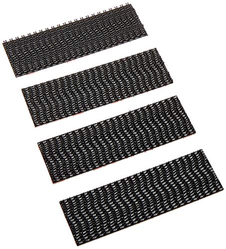 Scotch(R) Heavy-Duty Fasteners, 2 Sets of 1 x 3 Inches, Strips,Black 4-Pack