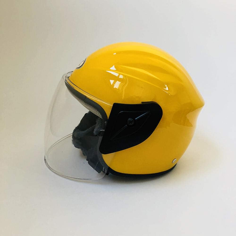 nohbi Breathable Helmet,Electric car half helmet riding helmet, unisex winter bib protective cap,Senior Helmet