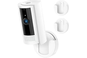 ANNKOIFU Adhesive Wall Mount Bracket Compatible with Ring Indoor Cam(1st Gen and 2nd Gen), No Screws Wall Mount for Ring Camera, Easy to Install Without Tools or Wall Damage- 2 Pack