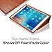 KAVAJ Leather iPad Pro 12.9 Case Cover Berlin for Apple iPad Pro 12.9 Cognac-Brown Genuine Cowhide Leather with Built-in Stand Auto Wake/Sleep Function. Slim Fit Smart Folio Covers iPad Pro 12.9