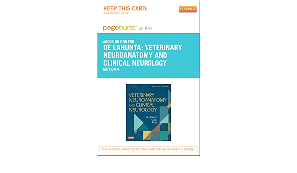 Veterinary Neuroanatomy And Clinical Neurology Elsevier Ebook On Intel Education Study Retail Access Card 9780323241120 Medicine Health Science Books Amazon Com