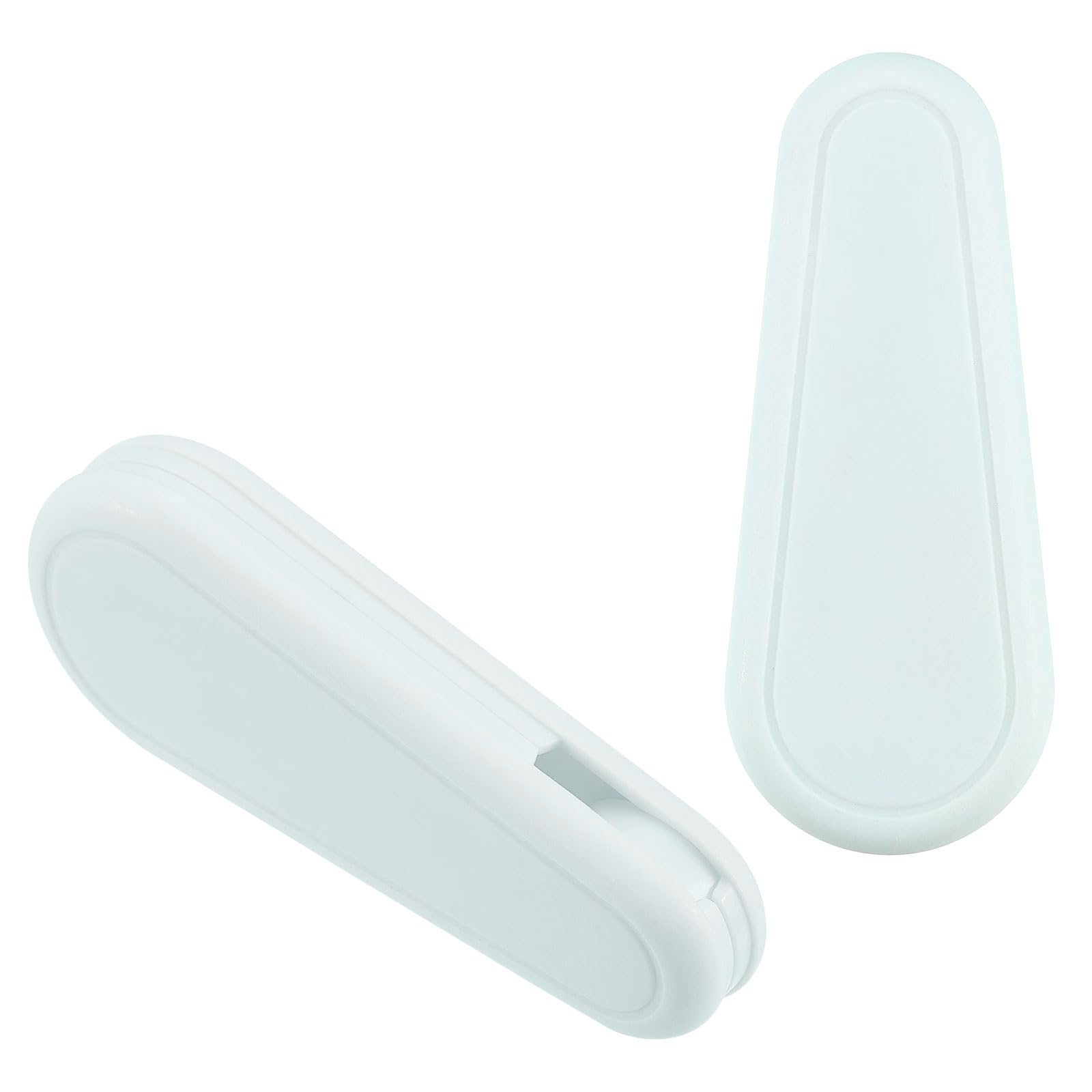 Uxcell 2Pcs Blinds Cord Weight, POM 83mm/3.27" Rounded Roller Blinds Handle Tensioner Weight for Vertical Blind Roman Blinds Chains Ball Beaded Chain Window Accessories, Grey