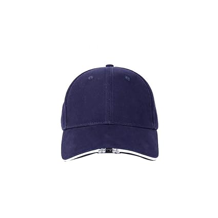 baseball cap with led lights in brim
