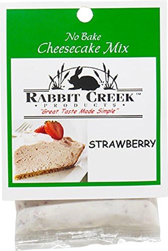 Rabbit Creek Products Strawberry No Bake Cheesecake Mix, 2 Ounce