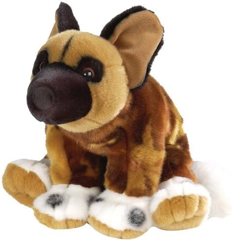african wild dog stuffed animal