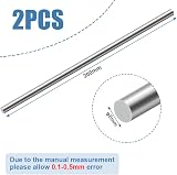 OFFCUP 304 Stainless Steel Round Rod 8mm x 200mm 2pcs for DIY Models view 2