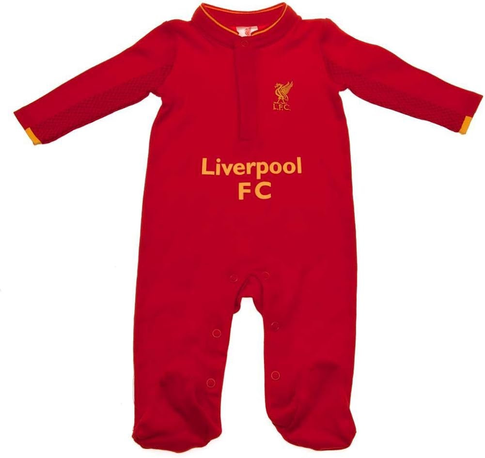 Liverpool FC Baby GD Sleepsuit (1218 Months) (Red) Clothing