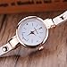 InKach Women Leather Rhinestone Analog Quartz Wrist Watches Sport Watch Gift (White)