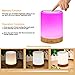 Elecstars Touch Lamp, Portable Night Light + Dimmable Table Bedside Lamps & Color Changing RGB for Bedrooms