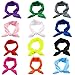 Fascigirl Baby Girl Headband, 12 Pcs Baby Knotted Headwrap Hairband for Infant Toddlers