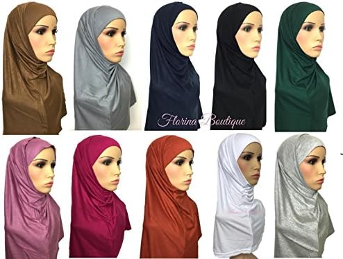 Al amira hijab, two piece hijab syrian hijab sport stretchy comfy