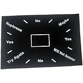 New Age Imports, Inc.® ~ Plain Empty Box Middle Velvet Pendulum/Divination Cloth 8x12 (Rectangle Box Plain 8x12) - Make Your own Symbol or Place a Charm in The Middle.