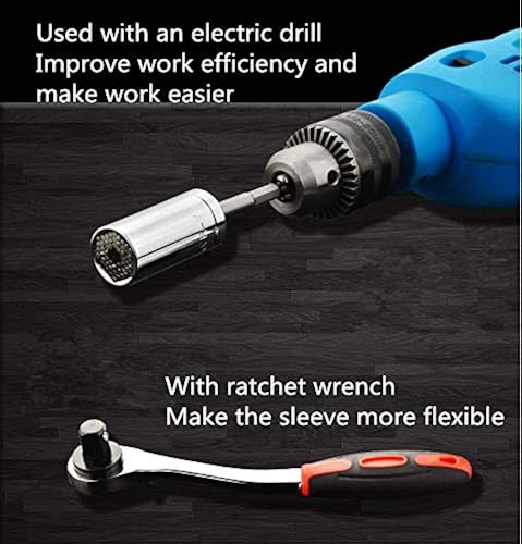 Universal Socket Wrench Set 7-19mm Multi-function Hand Tools