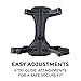 Mighty Paw Dog Car Harness - Vehicle Safety Gear - 2 Leash Attachment - Adjustable Straps - Reflective Stitching - Soft Padding - Standard Harness Functionality - No Pull Front Leash Attachment - XL