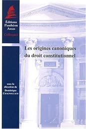 Les  origines canoniques du droit constitutionnel
