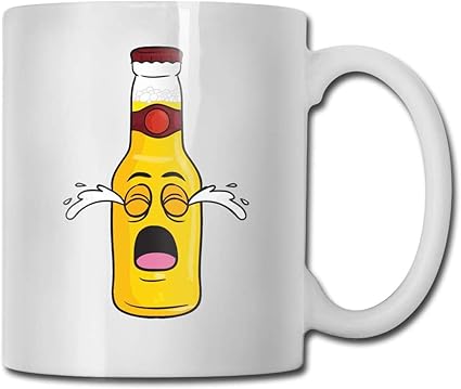 Amazon ビール絵文字おかしいセラミックコーヒーマグのボトル 11オンス Fancy Beauty Store ホーム キッチン 通販