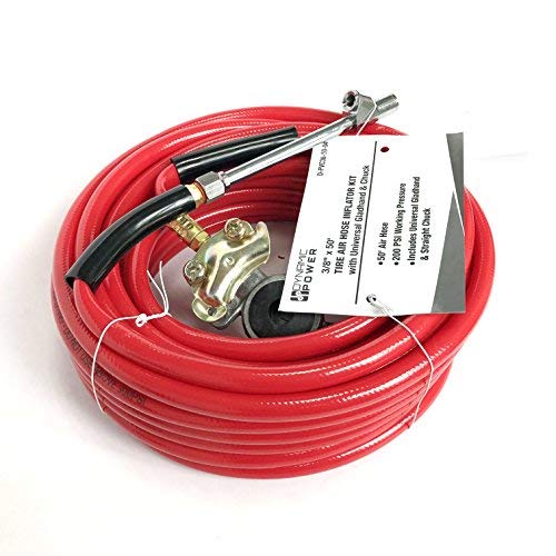 DP Dynamic Power 3/8" X 50' Tire Air Hose Inflator Kit with Universal