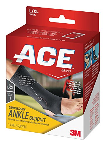 image for ACE Brand Compression Ankle Support, Large/Extra Large, America's Most