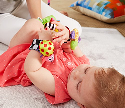 Lamaze Gardenbug Footfinder & Wrist Rattle Set