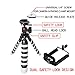 Smartphone Tripod Flexible Portable Tripod Mini Outdoor Table Desk Travel Tripod Stand for iPhone X/8Plus/7/7Plus/6/6s/6 Plus/6s Plus/Samsung S 9/S8/S7/Note 8/Note7/etc Phone +Camera Tripod