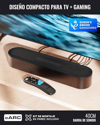 MAJORITY Bowfell Halo Sound Bar TV | 230W Home Cinema Soundbar HDMI eARC | 5.1 Dolby Audio Speaker TV Subwoofer & Satellite Speakers | Soundbar PC Bluetooth 5.3 | Home Theater Sound Bar