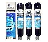 3-Pack Ice Drop Water Filter Replacement Cartridge Compatible for Whirlpoo Pur Push Button 4396841, 4396710, Pur Filter 3