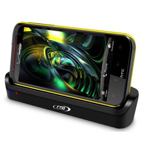 RND Dock and 2nd Battery Charger for HTC Rezound (compatible without or with a slim-fit case)