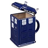 Doctor Who TARDIS Stein - Collectible 50oz Ceramic Mug with Metal Hinge