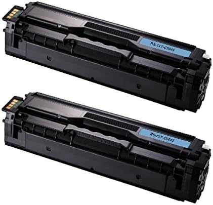 InkClub 2PK Premium Remanufactured CLT-C504S Cyan Color Laser Toner Cartridge Compatible for CLP-415NW, CLX-4195FN, CLX-4195FW, SL-C1810W, SL-C1860FW