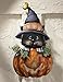 Collections Etc Pumpkin & Kitty Metal Halloween Door Decoration