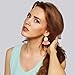 LILIE&WHITE Stamping Tassel Earrings Bohemian Tassel Drop earrings Hanging Fashion Jewelry For Women