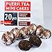 Jinglong Tea Factory - Puerh Tea Mini Tea Cakes (25 Pcs) Ripe Mini Tuocha (4.4 Ounce)